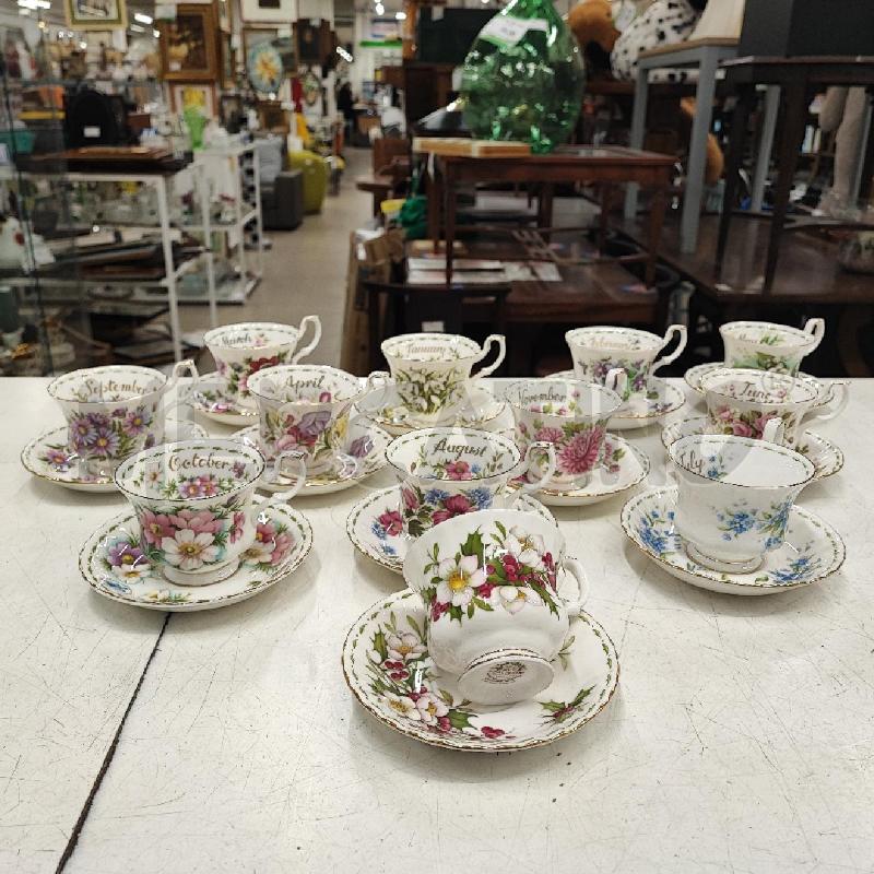 TAZZE PZ. 12 ROYAL ALBERT MESI  | Mercatino dell'Usato Roma gregorio vii 1