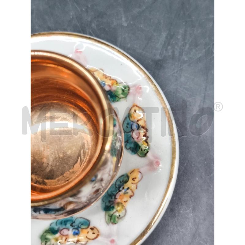 TAZZINE 4PZ CAPODIMONTE PUTTI MAN DRAGHI  | Mercatino dell'Usato Roma gregorio vii 4