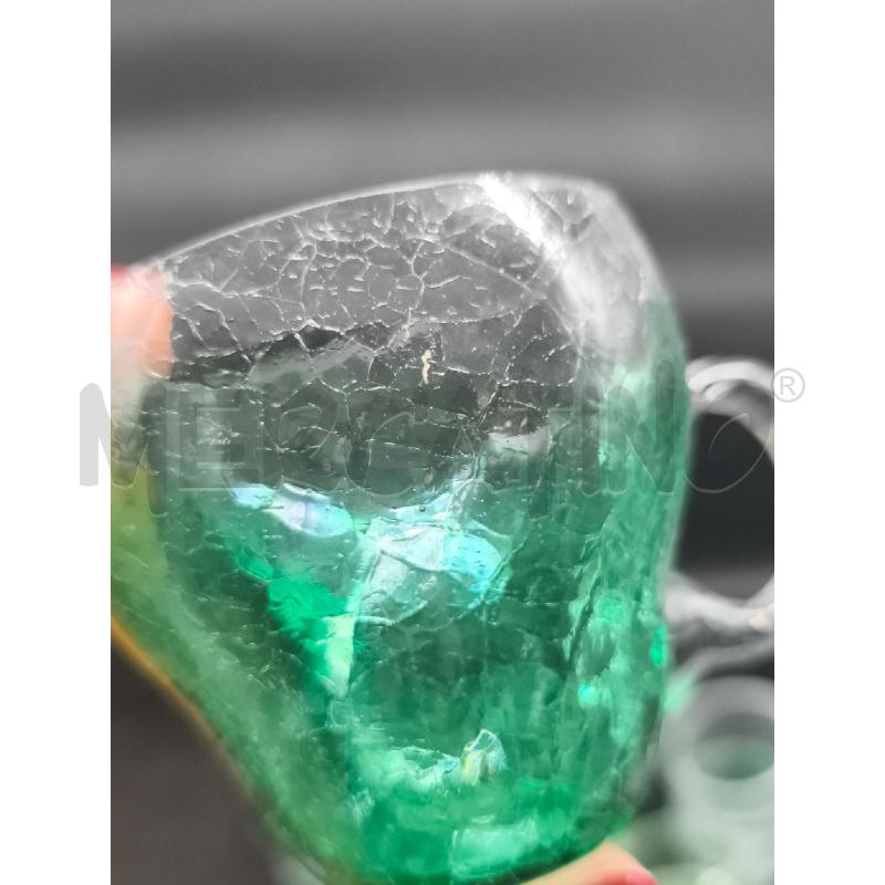 TAZZINE VETRO VERDE 12 PZ | Mercatino dell'Usato Roma gregorio vii 2