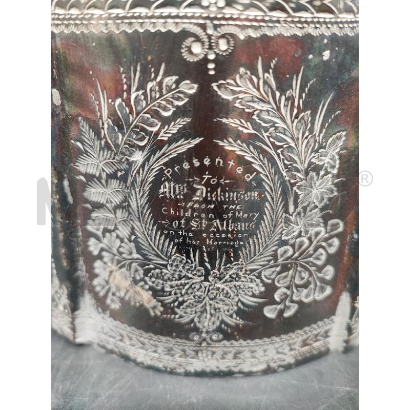 TEIERA SHEFFIELD SCRITTE TAPPO LEGNO  | Mercatino dell'Usato Roma gregorio vii 2