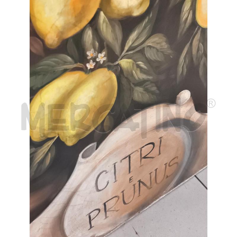 TELA DIP GRANDE CITRI E PRUNUS  | Mercatino dell'Usato Roma gregorio vii 2