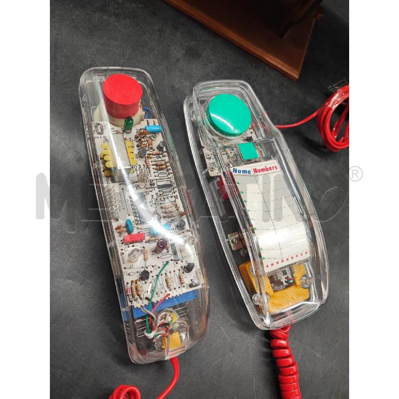 TELEFONO VINTAGE TRASPARENTE  | Mercatino dell'Usato Roma gregorio vii 2