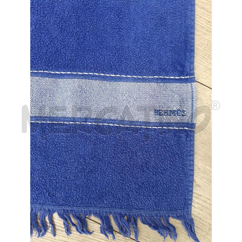 TELO MARE HERMES BLU BANDA MELANGE | Mercatino dell'Usato Roma gregorio vii 2