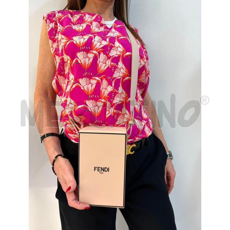 TRACOLLA FENDI VERTICAL BOX ROSA 8BT339-ADP6 218-0402 | Mercatino dell'Usato Roma gregorio vii 5