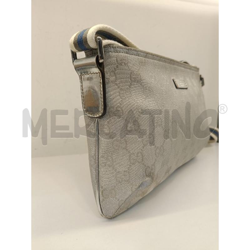 TRACOLLA GUCCI SHELINE ARG LUREX TRACOLLA BANDA WEB COD189749001998 | Mercatino dell'Usato Roma gregorio vii 2