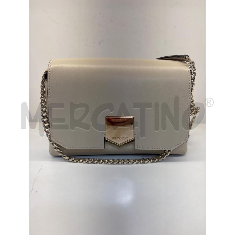 TRACOLLA JIMMY CHOO BEIGE PELLE DCH1K0 | Mercatino dell'Usato Roma gregorio vii 1