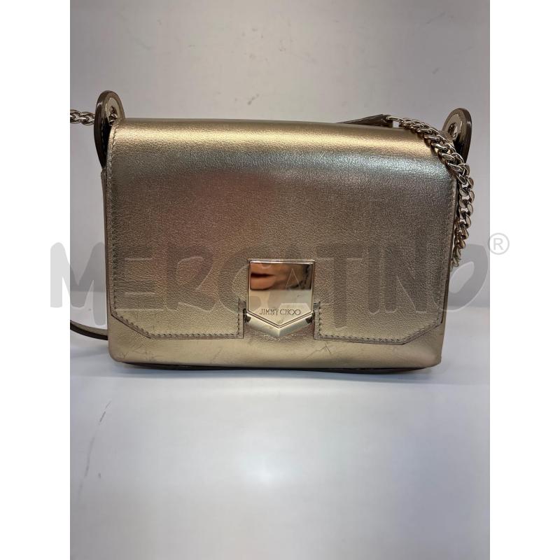TRACOLLA JIMMY CHOO ORO IN PELLE V18Z3J | Mercatino dell'Usato Roma gregorio vii 1