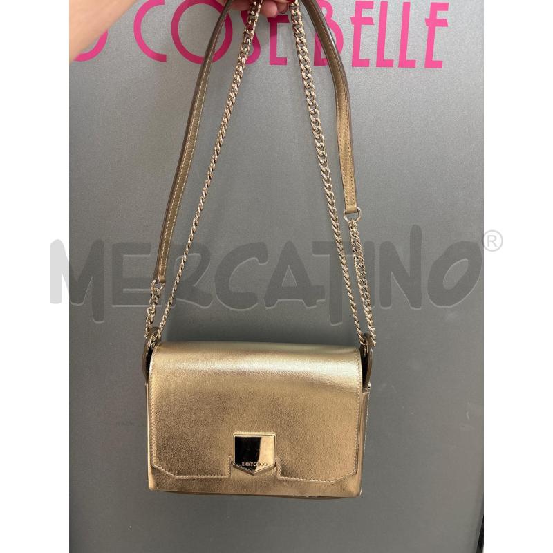 TRACOLLA JIMMY CHOO ORO IN PELLE V18Z3J | Mercatino dell'Usato Roma gregorio vii 4