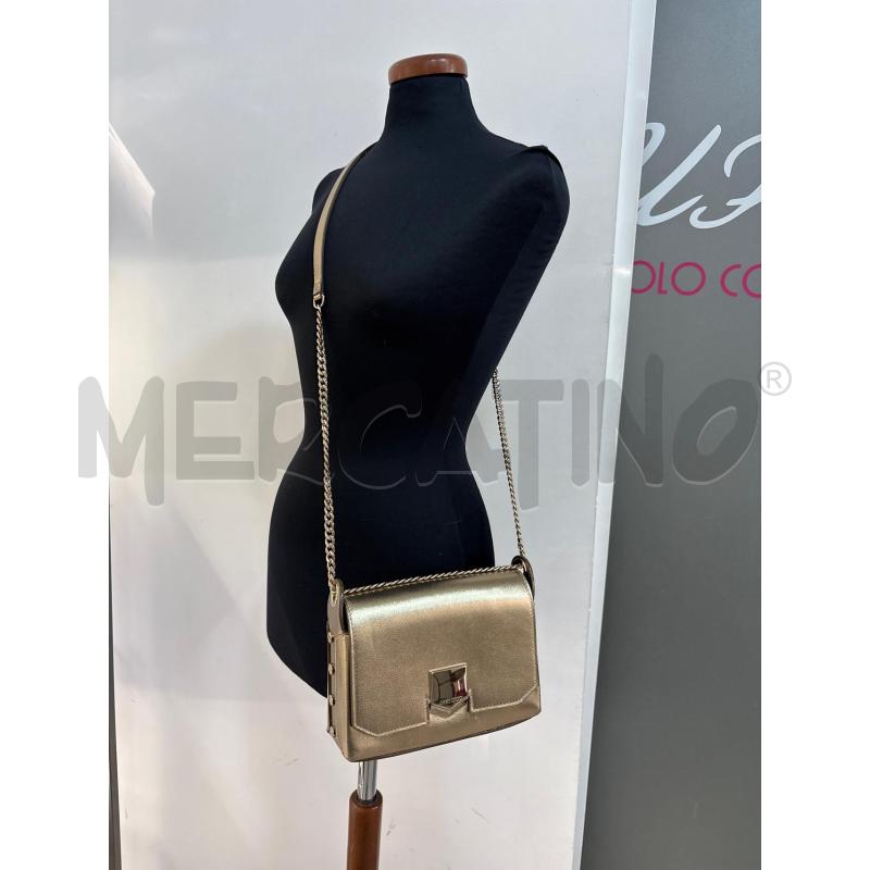 TRACOLLA JIMMY CHOO ORO IN PELLE V18Z3J | Mercatino dell'Usato Roma gregorio vii 5