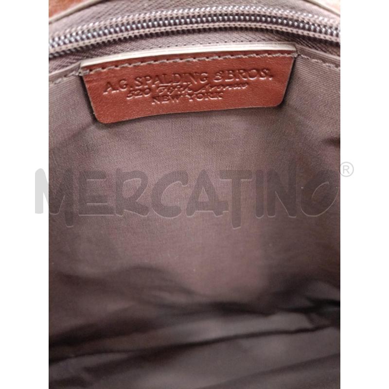 TRACOLLA UOMO SPALDING BROS MARRONE | Mercatino dell'Usato Roma gregorio vii 5