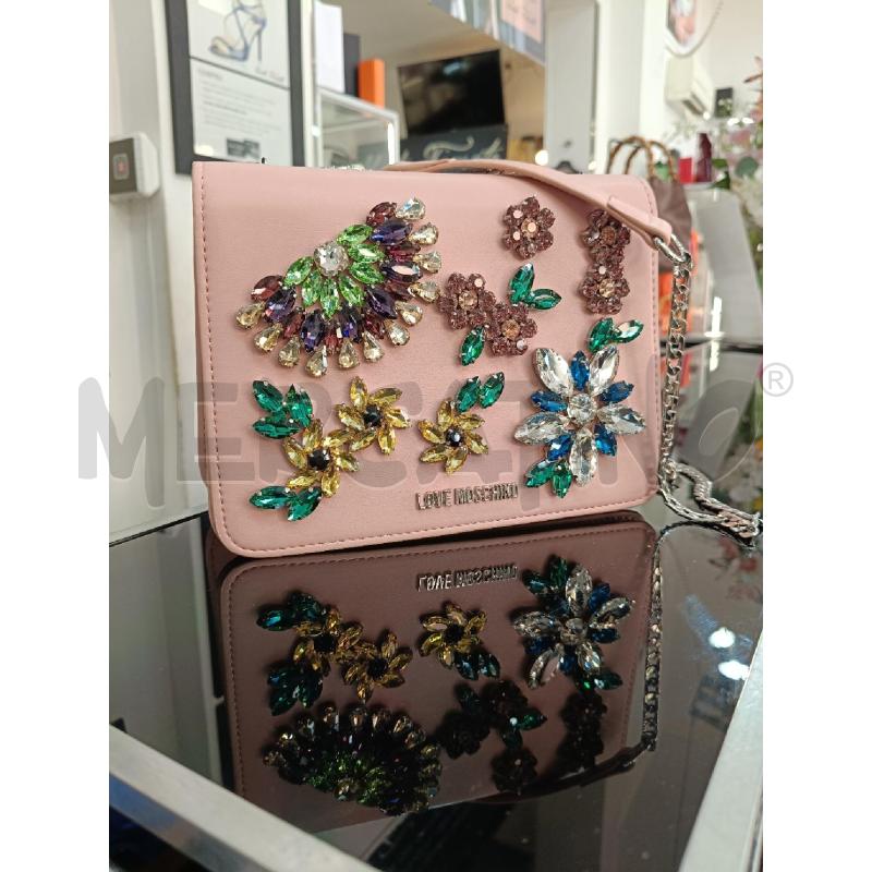 TRACOLLA  LOVE MOSCHINO ROSA STRASS | Mercatino dell'Usato Roma gregorio vii 1