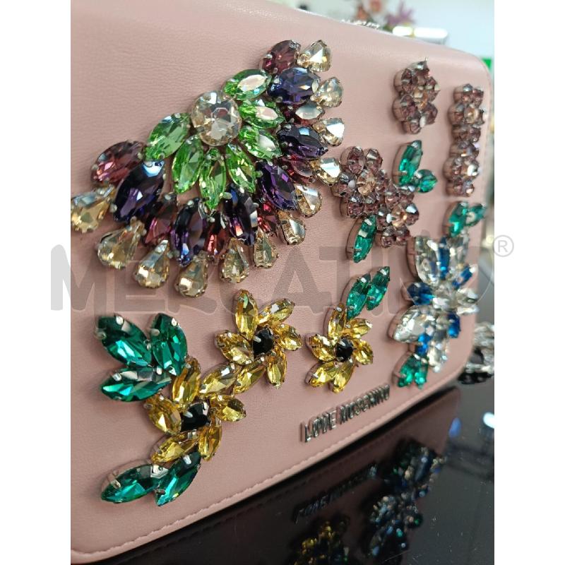TRACOLLA  LOVE MOSCHINO ROSA STRASS | Mercatino dell'Usato Roma gregorio vii 2