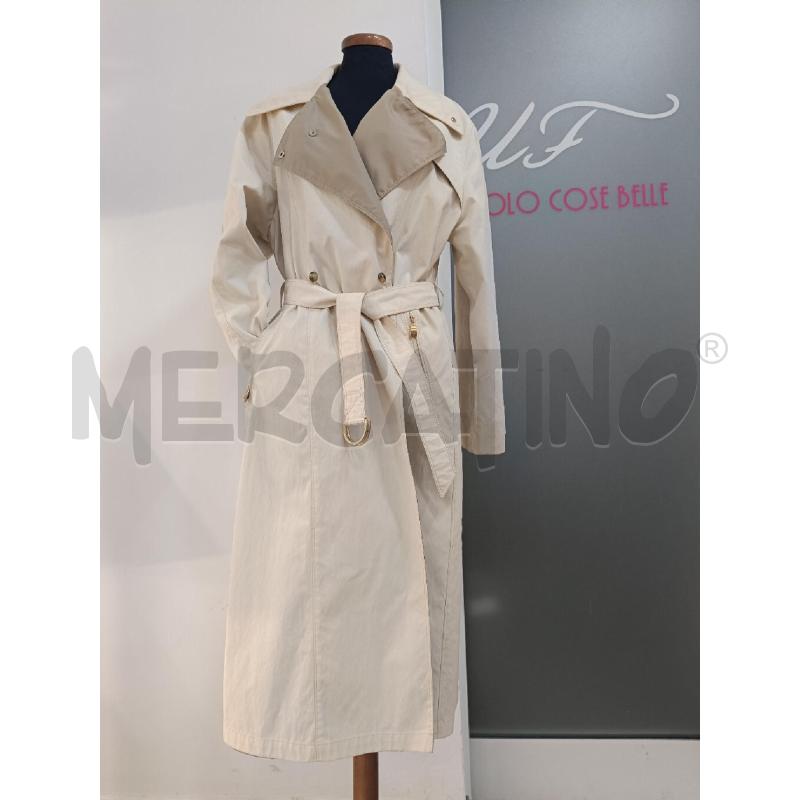 TRENCH MAX MARA RAINWEAR ECRU INTERNO CORDA  | Mercatino dell'Usato Roma gregorio vii 1
