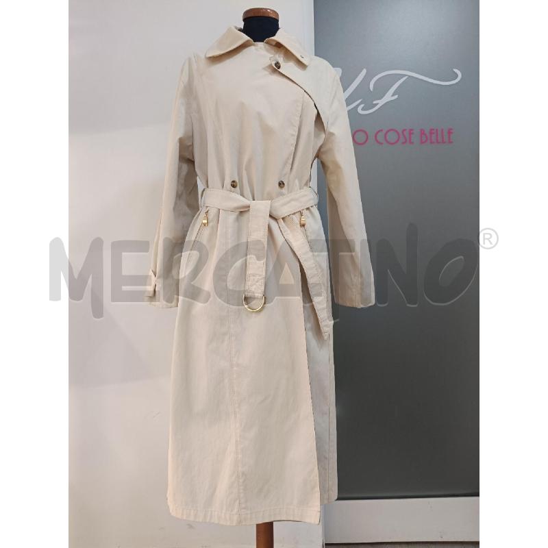 TRENCH MAX MARA RAINWEAR ECRU INTERNO CORDA  | Mercatino dell'Usato Roma gregorio vii 2