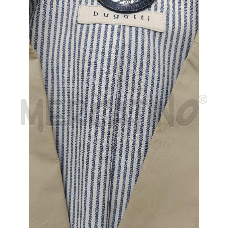 TRENCH UOMO BUGATTI BEIGE 2 BOTTONI  | Mercatino dell'Usato Roma gregorio vii 3