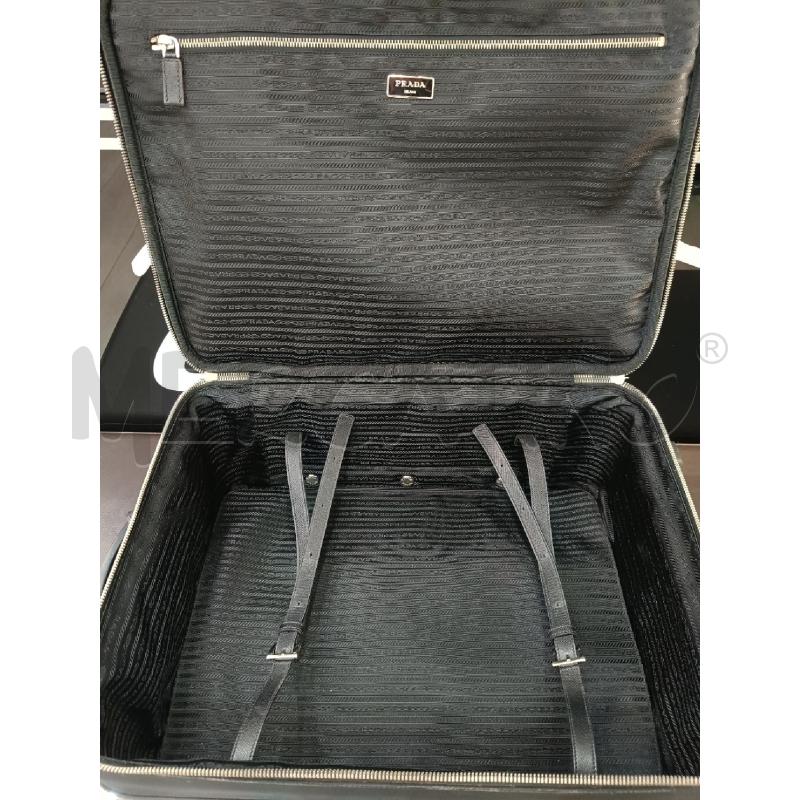 TROLLEY PRADA DA RIVEDERE NERO NYOLON | Mercatino dell'Usato Roma gregorio vii 3