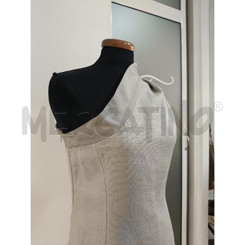 TUBINO EMPORIO ARMANI GRIGIO GHIACCIO MONOSPALLA  | Mercatino dell'Usato Roma gregorio vii 3