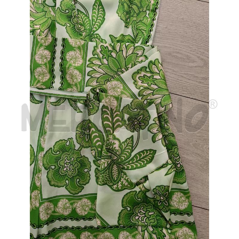 TUTA DONNA ANONYME VERDE FIORI SCOLLO V | Mercatino dell'Usato Roma gregorio vii 2