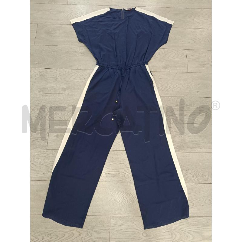 TUTA DONNA TORY BURCH BLU RIGHE BIANCHE | Mercatino dell'Usato Roma gregorio vii 1