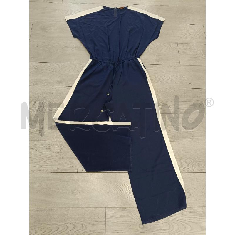 TUTA DONNA TORY BURCH BLU RIGHE BIANCHE | Mercatino dell'Usato Roma gregorio vii 2