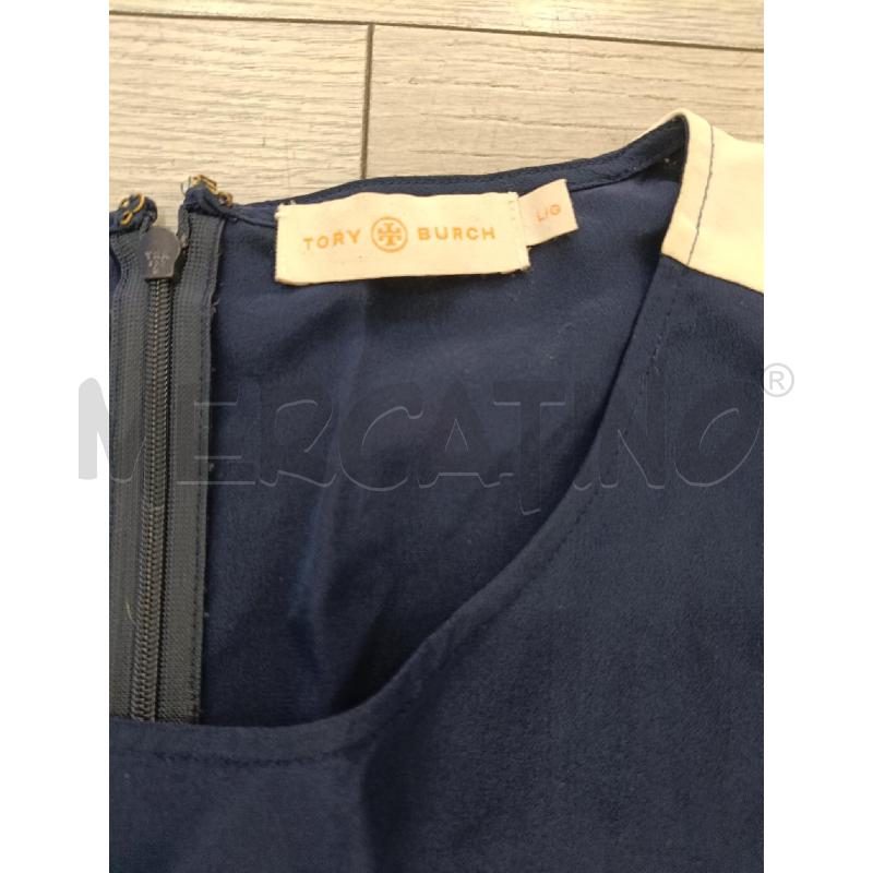 TUTA DONNA TORY BURCH BLU RIGHE BIANCHE | Mercatino dell'Usato Roma gregorio vii 3