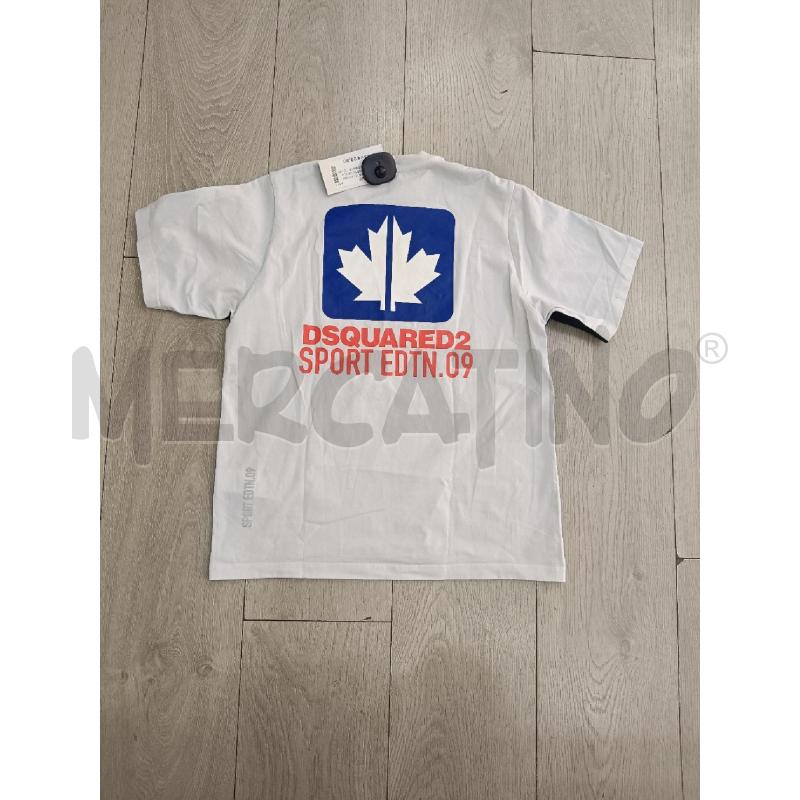 T SHIRT BAMBINO DSQUARED2 NERA BIANCA | Mercatino dell'Usato Roma gregorio vii 3
