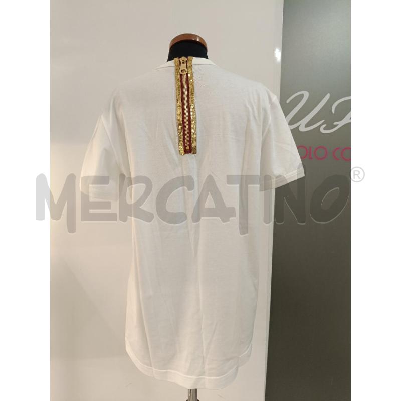 T SHIRT DONNA DOLCE & GABBANA BIANCA SCRITTA | Mercatino dell'Usato Roma gregorio vii 3