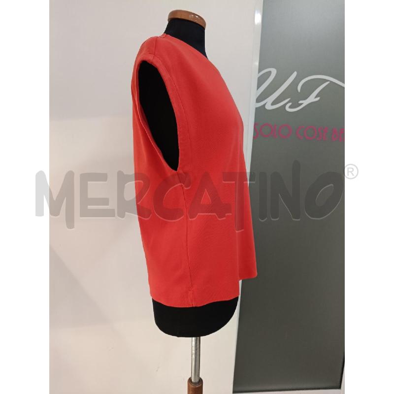 T SHIRT DONNA LOVE MOSCHINO ROSSA SMANICATA | Mercatino dell'Usato Roma gregorio vii 3