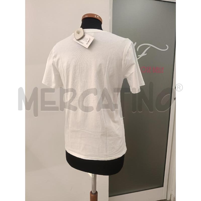 T SHIRT DONNA MICHAEL KORS BIANCA LOGO NERO PAILLETTES | Mercatino dell'Usato Roma gregorio vii 4