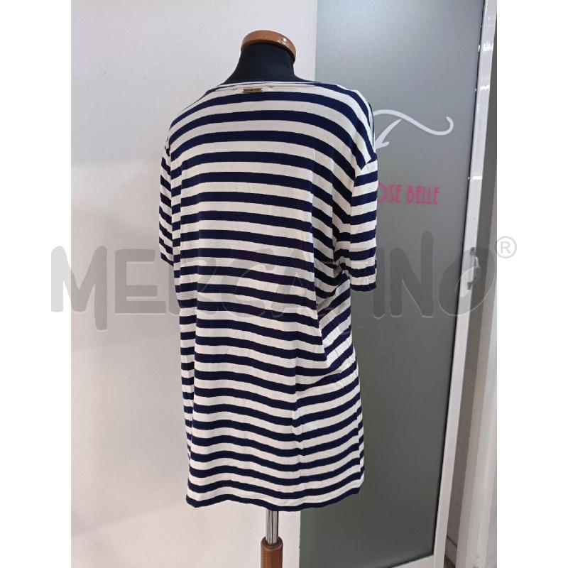 T SHIRT DONNA MICHAEL KORS RIGHE BIACNO BLU | Mercatino dell'Usato Roma gregorio vii 3