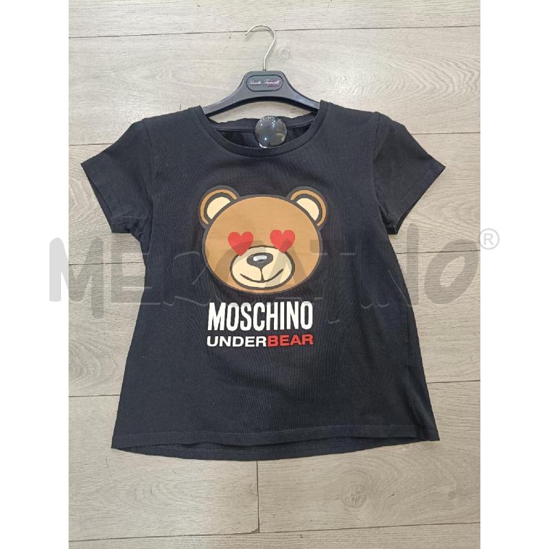 T SHIRT DONNA MOSCHINO NERA ORSETTO CUORI | Mercatino dell'Usato Roma gregorio vii 1