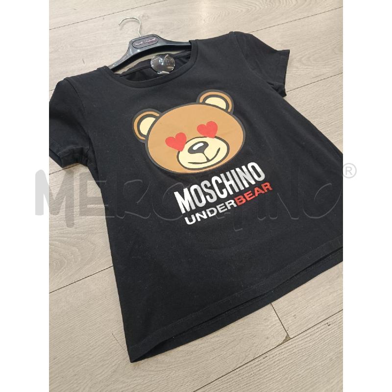 T SHIRT DONNA MOSCHINO NERA ORSETTO CUORI | Mercatino dell'Usato Roma gregorio vii 3