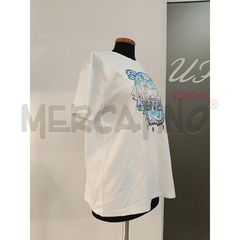 T SHIRT KENZO BIANCA TIGRE RAINBOW | Mercatino dell'Usato Roma gregorio vii 2
