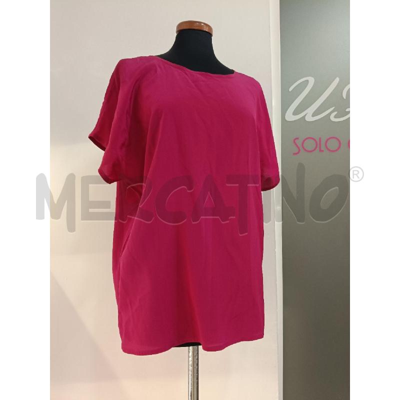 T SHIRT MAX MARA MAGENTA IN SETA | Mercatino dell'Usato Roma gregorio vii 1