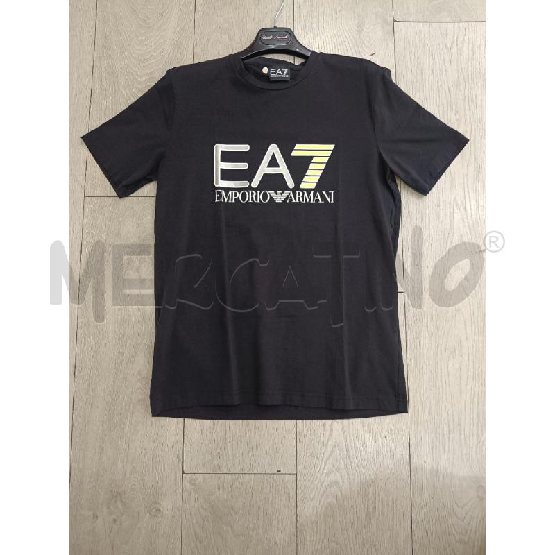 T SHIRT UOMO EMPORIO ARMANI NERA 7 GIALLO | Mercatino dell'Usato Roma gregorio vii 1
