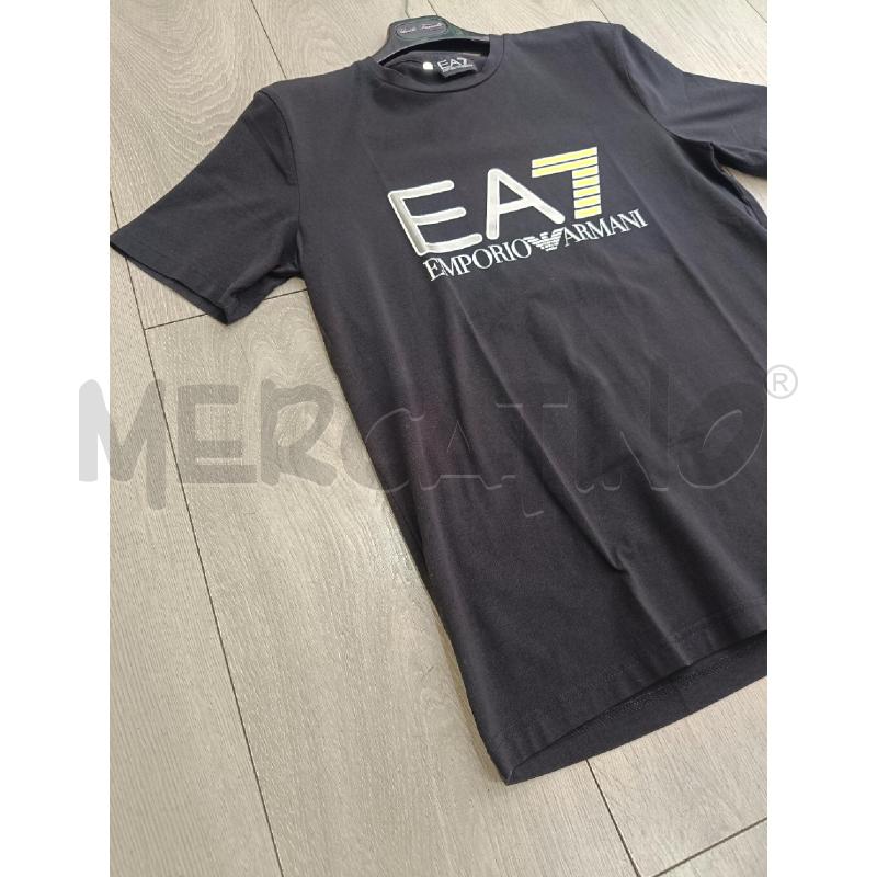 T SHIRT UOMO EMPORIO ARMANI NERA 7 GIALLO | Mercatino dell'Usato Roma gregorio vii 3