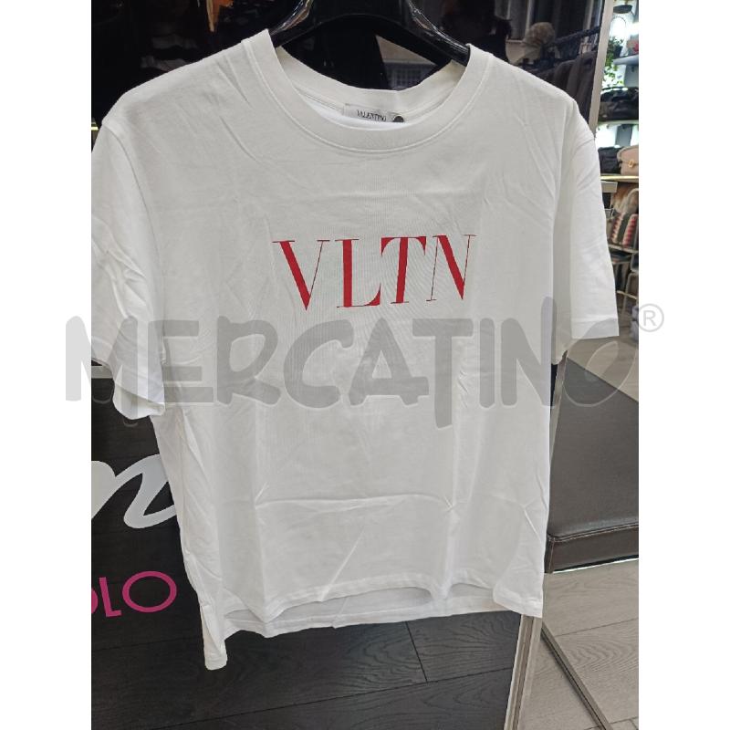 T SHIRT UOMO VALENTINO BIANCA SCRITTA ROSSA | Mercatino dell'Usato Roma gregorio vii 1