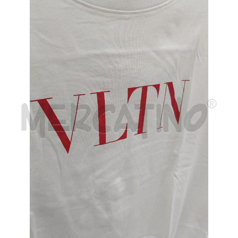 T SHIRT UOMO VALENTINO BIANCA SCRITTA ROSSA | Mercatino dell'Usato Roma gregorio vii 2