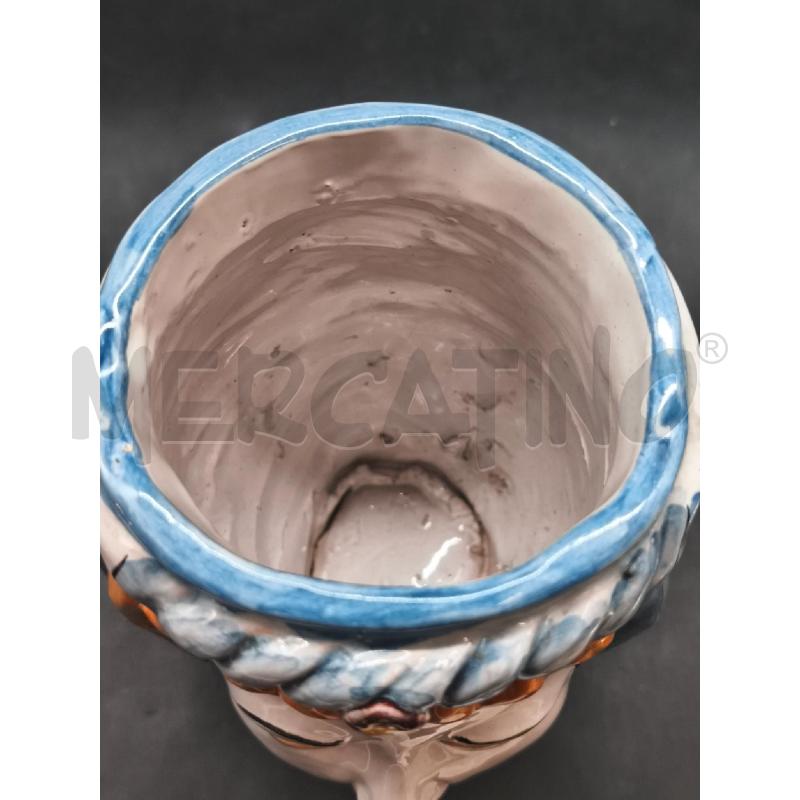 VASO CALTAGIRONE VISO DONNA  | Mercatino dell'Usato Roma gregorio vii 3