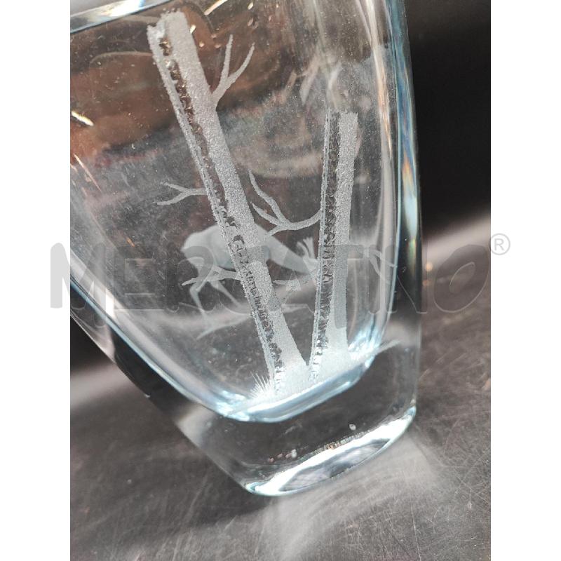 VASO CRISTALLO SVEDESE CERVO  | Mercatino dell'Usato Roma gregorio vii 3