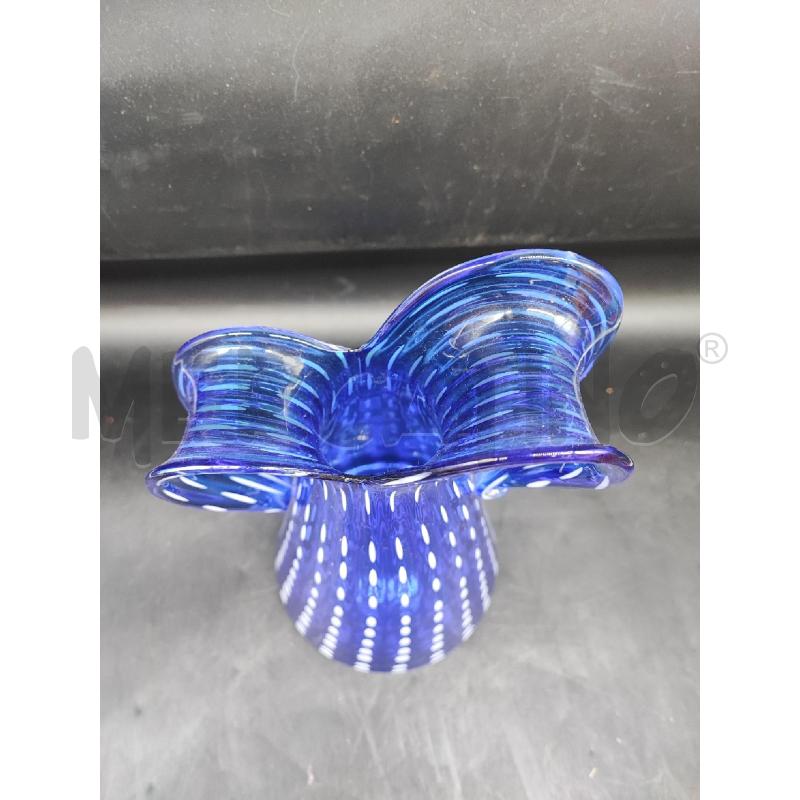 VASO LA MURRINA BLU PUNTINI BIANCHI  | Mercatino dell'Usato Roma gregorio vii 2