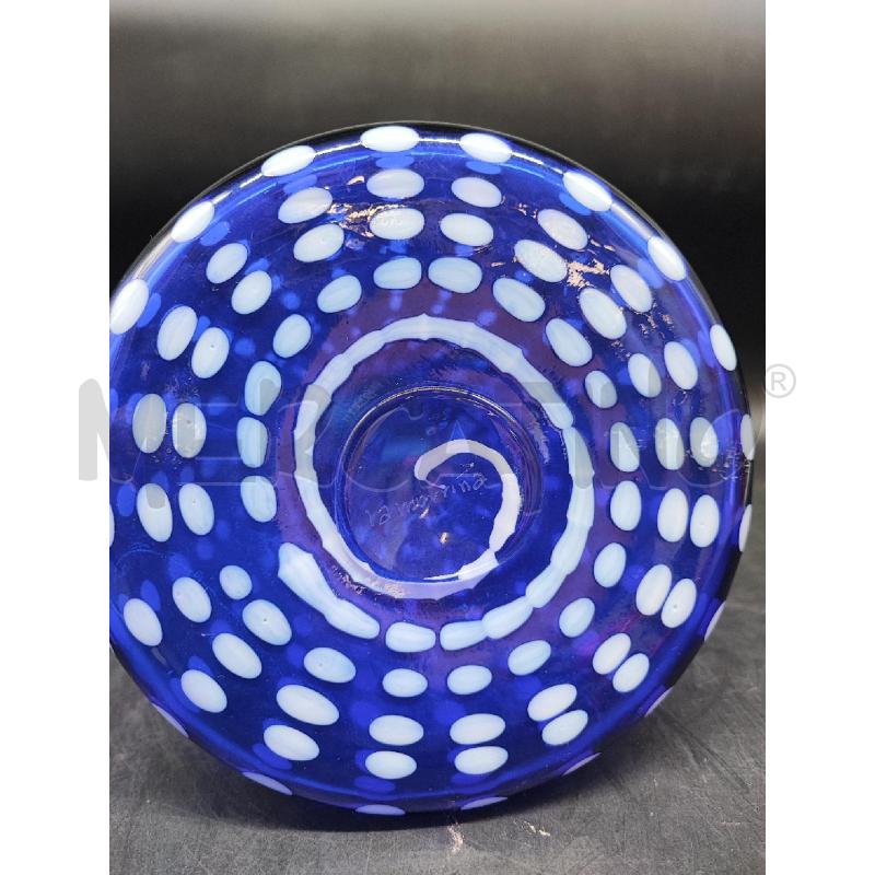 VASO LA MURRINA BLU PUNTINI BIANCHI  | Mercatino dell'Usato Roma gregorio vii 4
