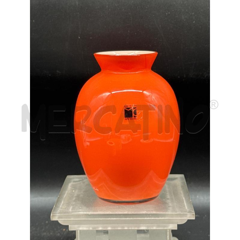 VASO PICCOLO ARANCIONE CARLO MORETTI  | Mercatino dell'Usato Roma gregorio vii 1