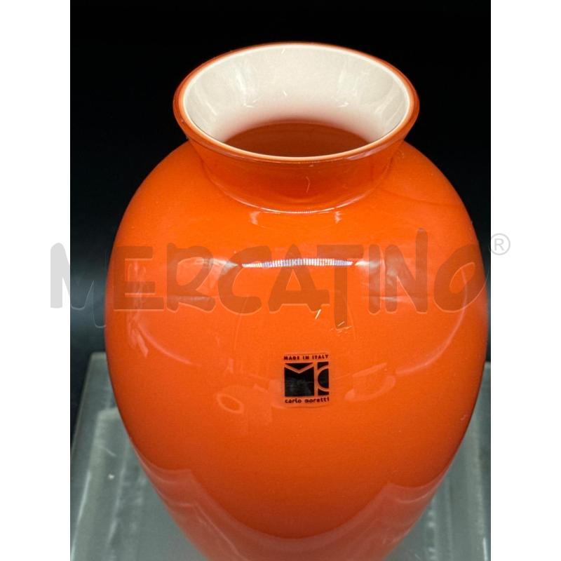 VASO PICCOLO ARANCIONE CARLO MORETTI  | Mercatino dell'Usato Roma gregorio vii 2
