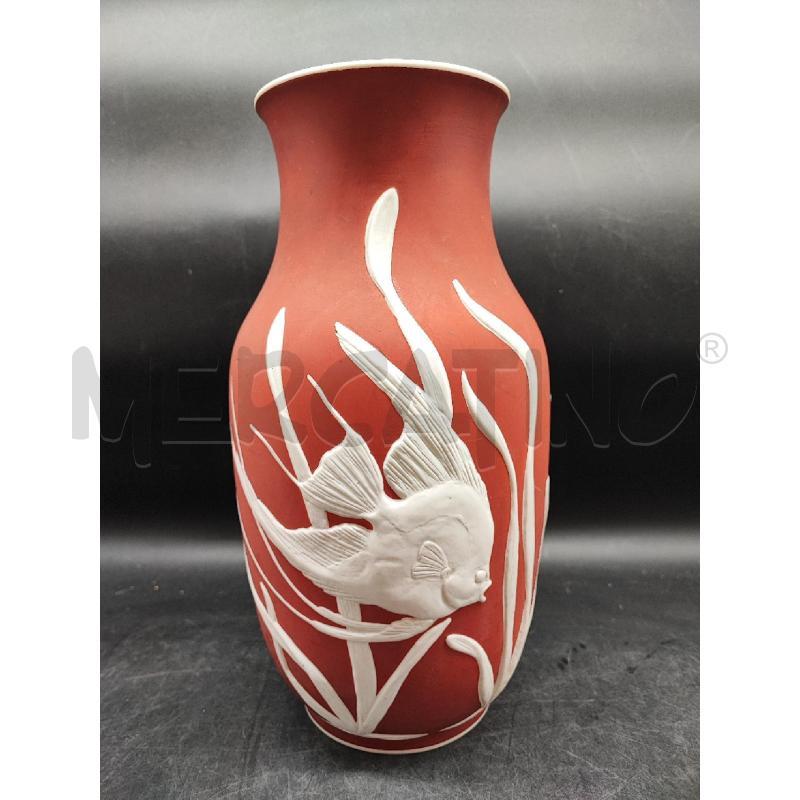 VASO ROSENTHAL ROSSO PESCE BIANCO  | Mercatino dell'Usato Roma gregorio vii 1