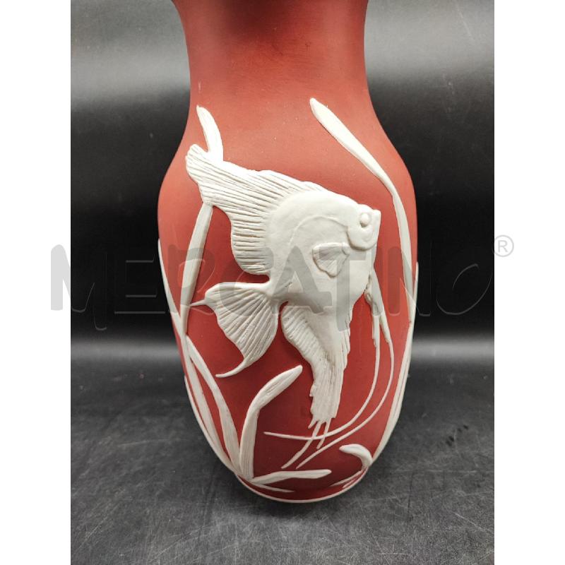VASO ROSENTHAL ROSSO PESCE BIANCO  | Mercatino dell'Usato Roma gregorio vii 2