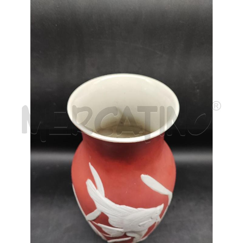 VASO ROSENTHAL ROSSO PESCE BIANCO  | Mercatino dell'Usato Roma gregorio vii 3