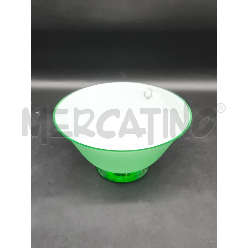 VASO VETRO MURANO VERDE NASON  | Mercatino dell'Usato Roma gregorio vii 1