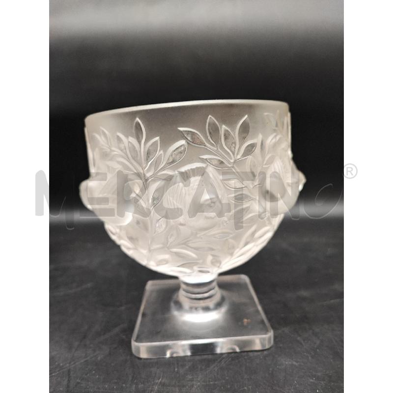 VASO VETRO UCCELLI LALIQUE  | Mercatino dell'Usato Roma gregorio vii 1