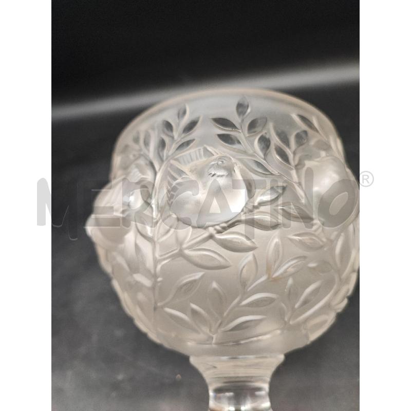 VASO VETRO UCCELLI LALIQUE  | Mercatino dell'Usato Roma gregorio vii 2